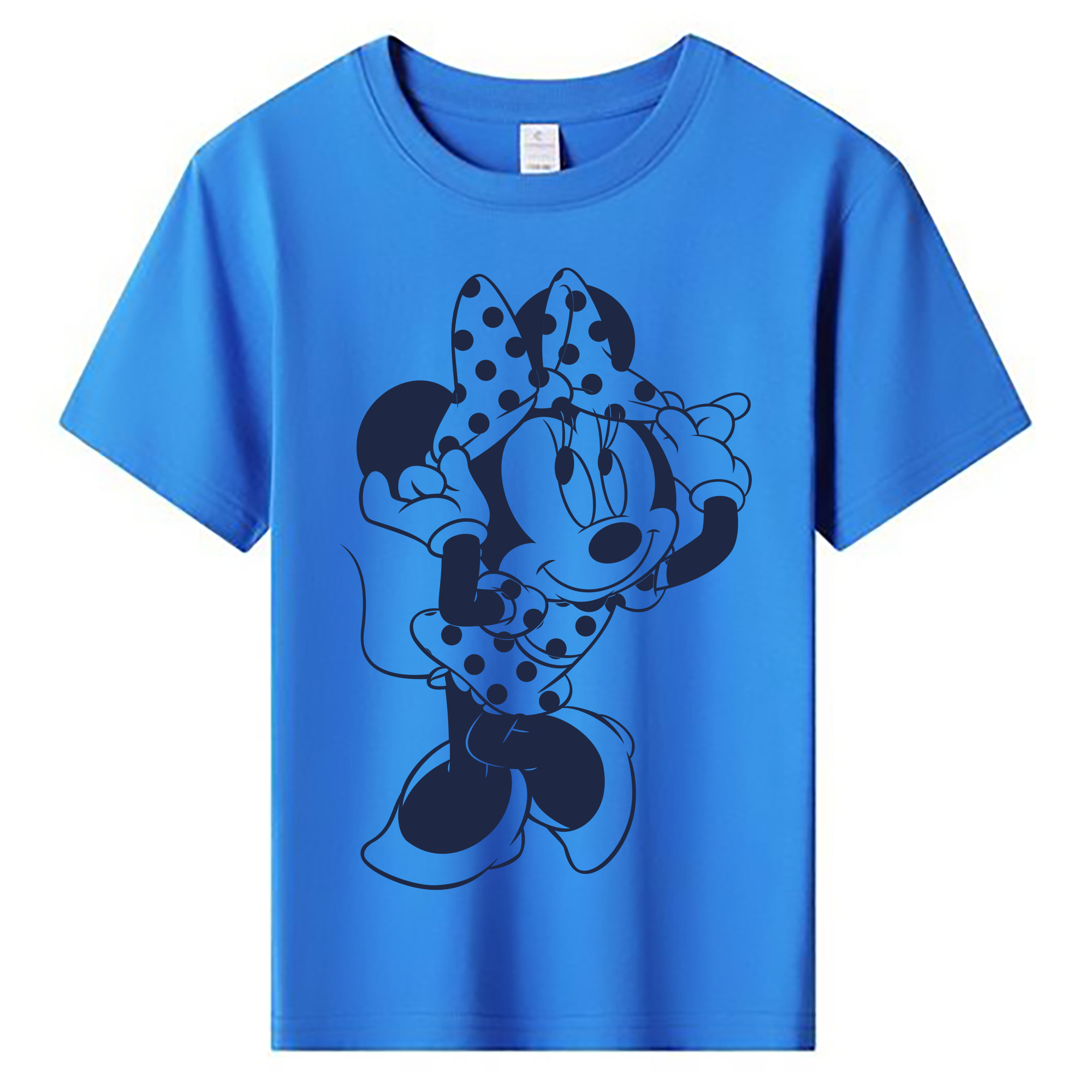 ミッキーマウス Mickey Mouse 綿100％キッズTシャツ（フロントプリント）